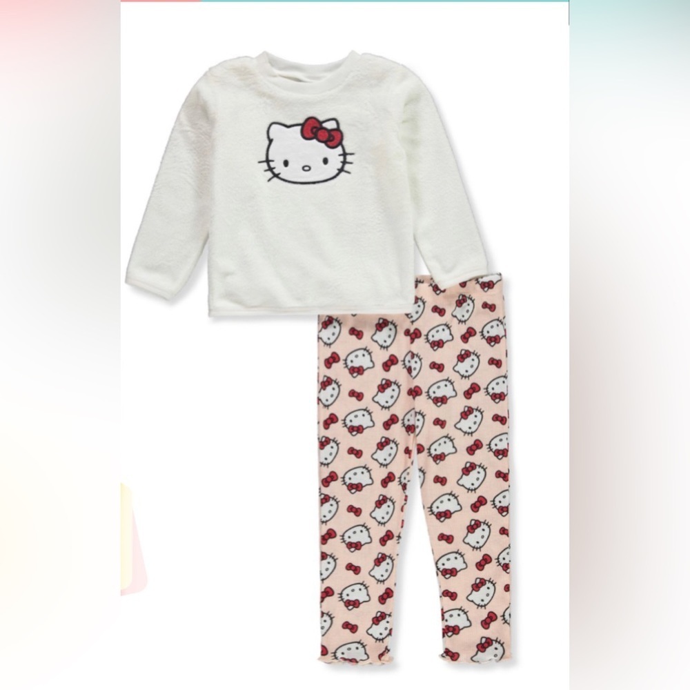 NWT
HELLO KITTY
GIRLS' 2-PIECE LEGGINGS SET OUTFIT